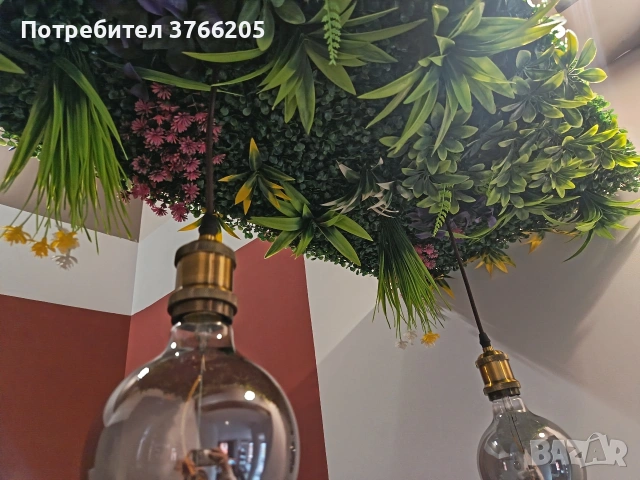 Дизайнерска лампа, снимка 8 - Лампи за таван - 53926433