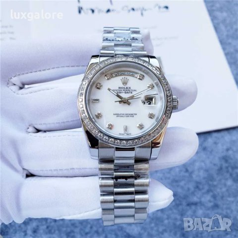 Унисекс часовник ROLEX Diamond Oyster Day-Date President с автоматичен механизъм