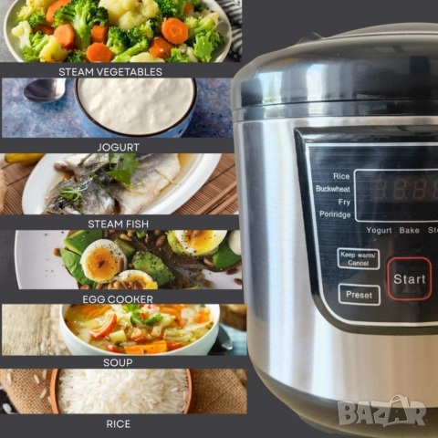 Смарт мултикукър за кухнята 4 литра 700W , снимка 3 - Друга електроника - 52716308