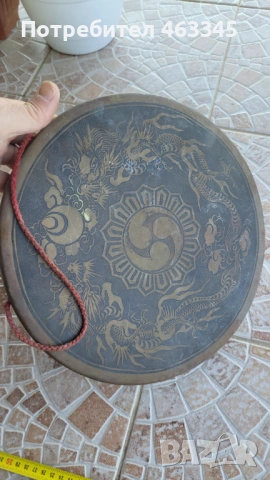 Тибетски будистки гонг, снимка 8 - Други ценни предмети - 54312423