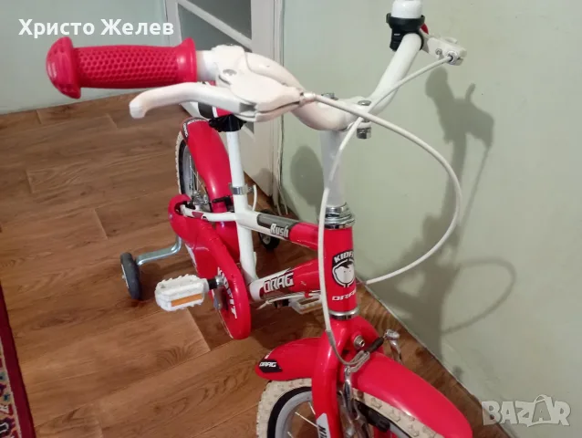 Детско колело с помощни колелца, снимка 7 - Детски велосипеди, триколки и коли - 56535193