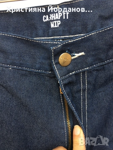 Carhartt wip дънки 31х32, като нови, снимка 3 - Дънки - 54328344