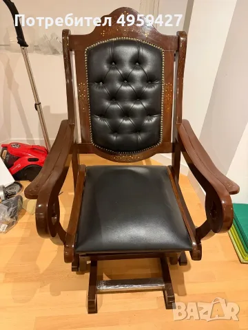 Люлеещ се фотьойл, снимка 2 - Дивани и мека мебел - 56225006