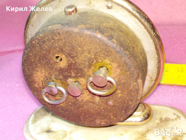 ДРУЖБА 2 МОСК ЧАС З-Д СДЕЛАНО в СССР Стар РУСКИ РЯДЪК МОДЕЛ КОЛЕКЦИОНЕРСКИ БУДИЛНИК със СЛОНЧЕ 26056, снимка 12 - Антикварни и старинни предмети - 44548965