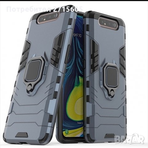  Samsung Galaxy A80 /Samsung Galaxy A90 Удароустойчив гръб с метален пръстен , снимка 5 - Калъфи, кейсове - 29887412