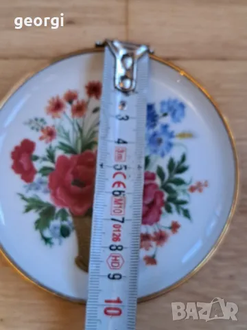 декоративна порцеланова чинийка Kaiser с цветя   22/5, снимка 4 - Декорация за дома - 49251485