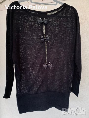 Интересна различна блуза ESTHER , снимка 2 - Блузи с дълъг ръкав и пуловери - 37819039