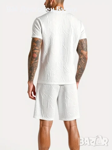 ☀️👕 ЛЕТЕН МЪЖКИ КОМПЛЕКТ – СТИЛ И СВЕЖЕСТ 🩳🔥, снимка 4 - Спортни дрехи, екипи - 50641632