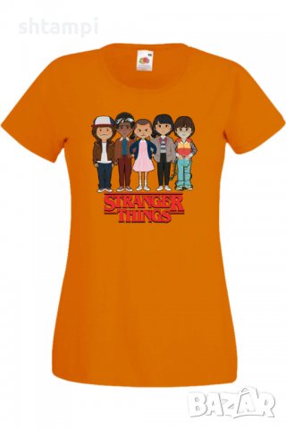 Дамска Тениска Stranger Things 3,Филм,Сериал,, снимка 9 - Тениски - 37314638