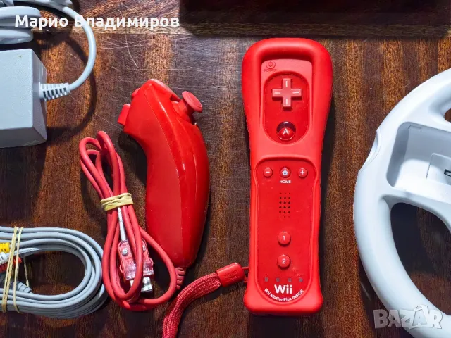 Nintendo Wii Mini - Mario edition , снимка 5 - Nintendo конзоли - 49602312
