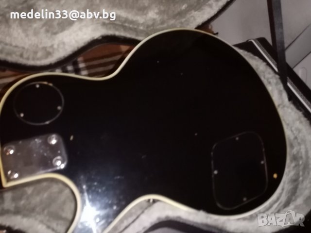 Hondo Les paul Gibson Black Beauty Copy Japan 1970 китара, снимка 10 - Китари - 31702712