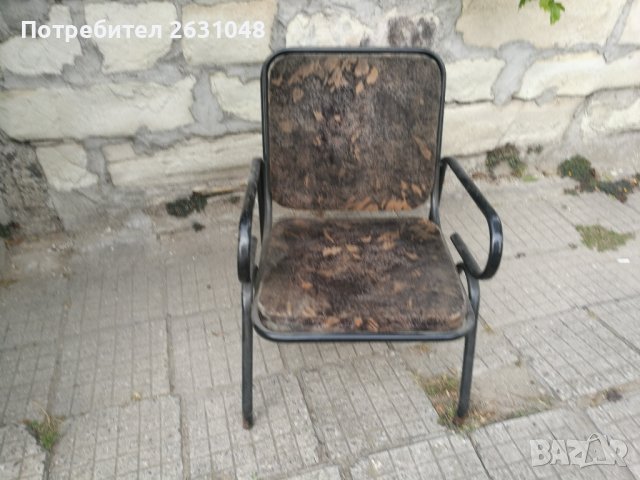 метален стол, снимка 2 - Столове - 38373871