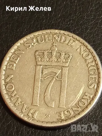Стара монета 1 крона 1957г. Норвегия рядка за КОЛЕКЦИЯ ДЕКОРАЦИЯ 49539, снимка 5 - Нумизматика и бонистика - 48940034