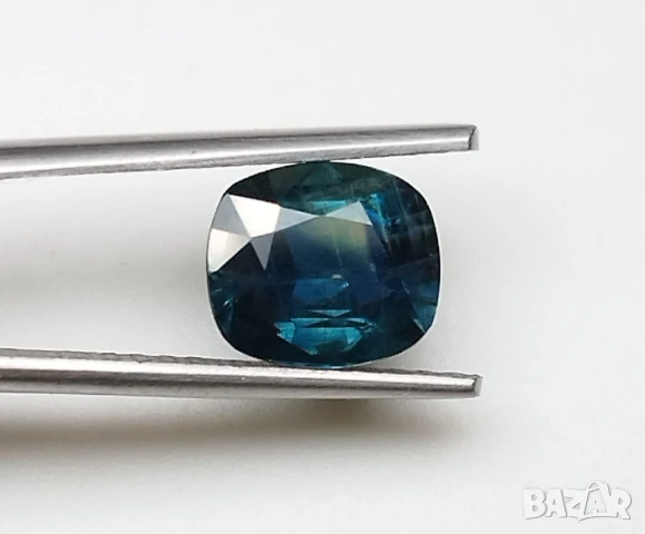 Сапфир с цвета на Карибите - 1.50кт.! Нов!, снимка 6 - Пръстени - 47267772