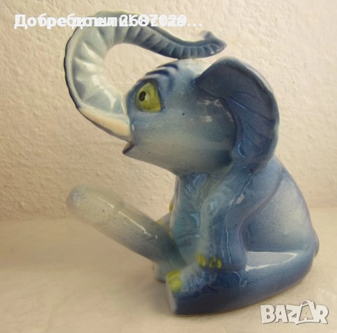 еротика - Жена-касичка, фигура, статуетка, гола, керамика, гол висящ мъж-марионетка, слон, пенис , снимка 16 - Статуетки - 31678398