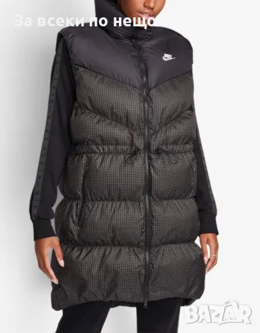 NIKE Sportswear Therma-FIT Ecodown Black Дамски Черен Дълъг Елек Код P3023