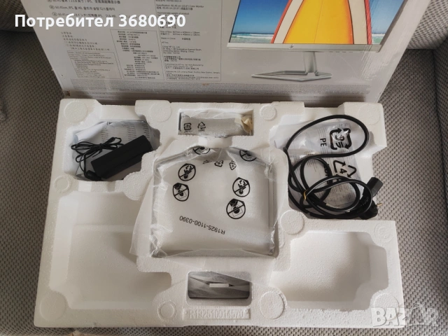 Монитор 23.8" HP 24f, Full HD, IPS, Ultra slim, снимка 4 - Монитори - 54253769