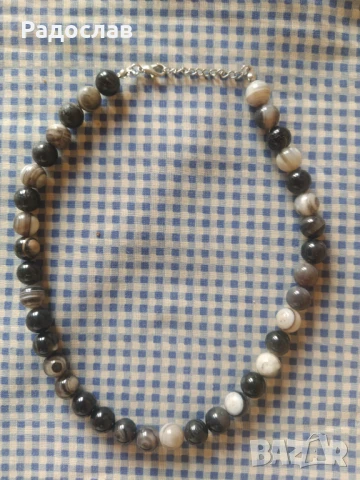 колие и гривна от ахат, снимка 3 - Бижутерийни комплекти - 50508875