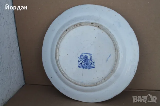 Стара английска чиния ''Staffordshire'' , снимка 10 - Колекции - 49961289