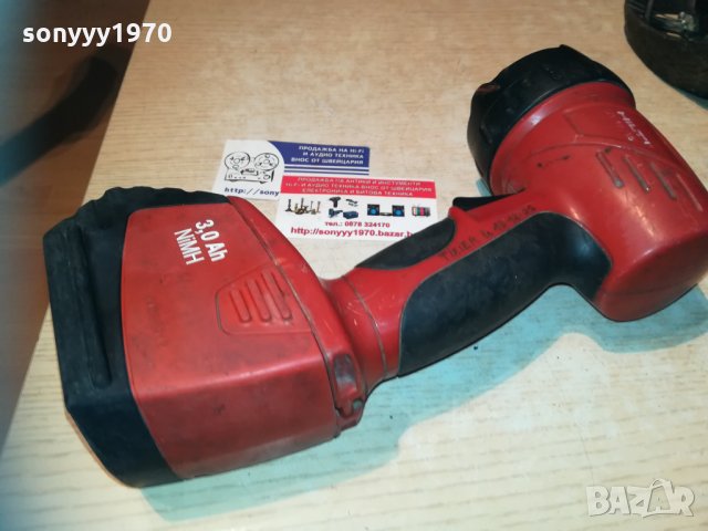 hilti+hilti-фенер+батерия-внос франция, снимка 3 - Други инструменти - 30182254