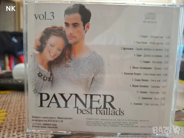 PAYNER best ballads, снимка 3 - CD дискове - 51005467