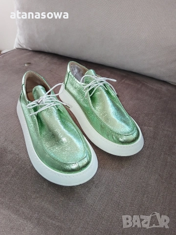 дамски обувки40номер,естествена кожа., снимка 5 - Дамски ежедневни обувки - 54357740