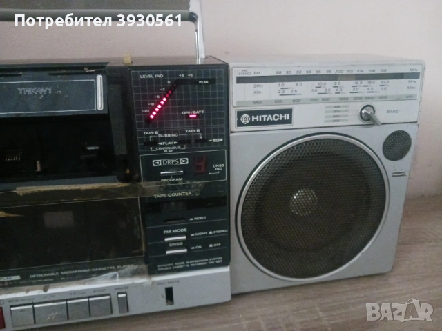 Радиокасетофон hitachi trk w1, снимка 3 - Радиокасетофони, транзистори - 53959731
