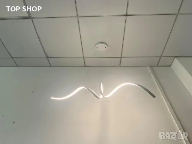 Layering 88 LED висяща лампа за трапезария, димируема с дистанционно, снимка 3 - Лед осветление - 49636777