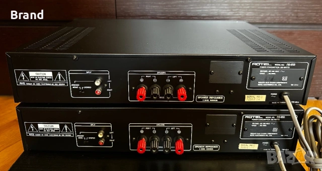 Stereo Power Amplifies Rotel RB-850❗️, снимка 3 - Ресийвъри, усилватели, смесителни пултове - 54121736