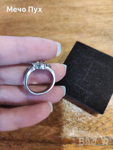 Сребърен пръстен (37), снимка 7 - Пръстени - 37934379