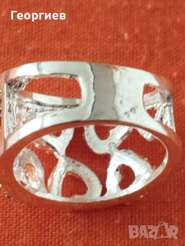 Бижутерия посребрена с родиево покритие по 10 лв.брой., снимка 7 - Пръстени - 44555971