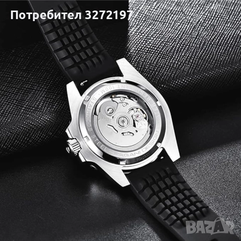 PAGANI DESIGN автоматичен часовник SEIKO NH35,сапфир, неръждаема стомана, водоустойчив,дата,безел, снимка 5 - Мъжки - 51773708