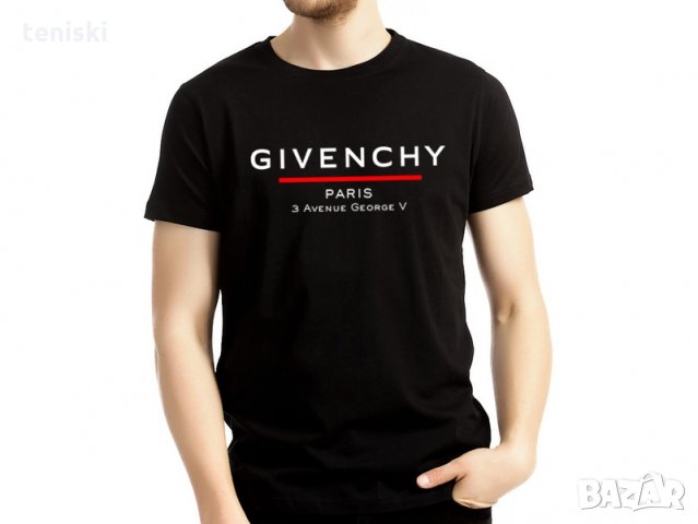 Тениски Givenchy Живанши принт. Модели и цветове, снимка 5 - Тениски - 28222955