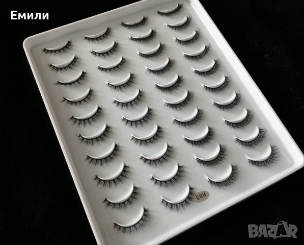 3D изкуствени мигли 20 чифта в кутия 