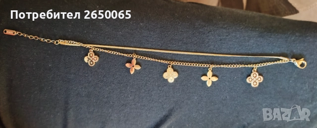 Нова орг.гривна Van Clleef стомана, снимка 2 - Гривни - 52964193