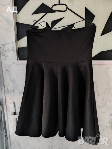 Къса черна рокля - Нова, снимка 3 - Рокли - 54363520