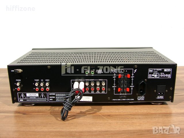 УСИЛВАТЕЛ  Dual cv-600rc , снимка 6 - Ресийвъри, усилватели, смесителни пултове - 40588407