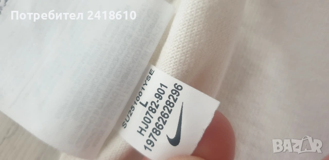 Nike Cotton Loose Fit  Mens Size L НОВО! ОРИГИНАЛ! Мъжка Тениска!, снимка 5 - Тениски - 53921377