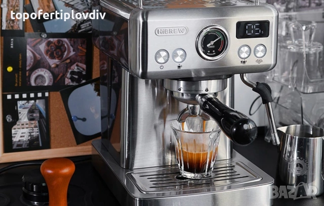 Кафемашина Professional semi-automatic HiBREW H10A,20bar, Гаранция, снимка 5 - Кафемашини - 53129675