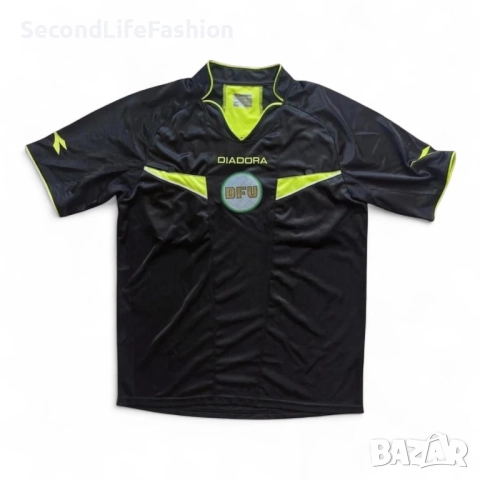 Футболна фланелка Diadora Dfu Denmark, размер за възрастни L.