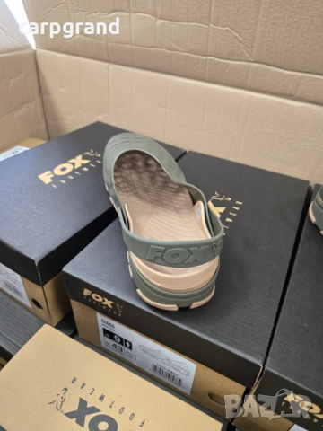 Чехли Fox Khaki Clogs, снимка 6 - Такъми - 51533690