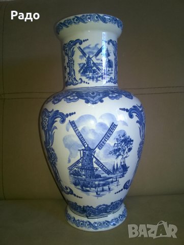 Комплект от две старинни порцеланови вази - ваза, снимка 3 - Антикварни и старинни предмети - 37629589