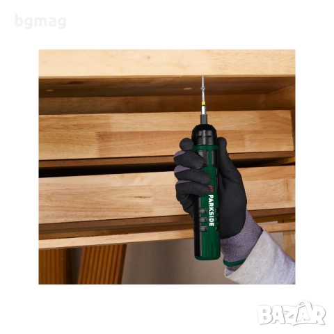 PARKSIDE комплект акумулаторна отвертка PASS 4 A1,4V,с битове, снимка 8 - Отвертки - 51896117