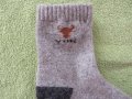 Детски вълнени чорапи-вълна от як, Монголия,размер 5-9/10 години, снимка 2