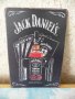 Метална Табела Jack Daniel's Блак Джак Даниелс карти покер хазарт  