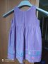Лилава рокля Бенетон, снимка 1 - Бебешки рокли - 31346354