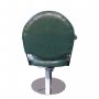 Луксозен фризьорски стол с копчета -  черен, петролнозелен или жълт, снимка 6