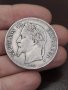 Сребърна Монета 1870 NAPOLEÓN III, снимка 3