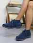Дамски боти код 5706 тъмно син, снимка 5