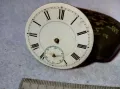 МЕХАНИЗЪМ от РЯДЪК СТАР ШВЕЙЦАРСКИ ДЖОБЕН ЧАСОВНИК с ПОРЦЕЛАНОВ РИМСКИ ЦИФЕРБЛАТ 25772, снимка 9